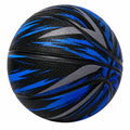 Pallone da Basket Nero e Blu per Esterno con Struttura a Canali