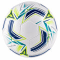 Pallone da Calcio Misura 5 Bianco, Blu e Giallo