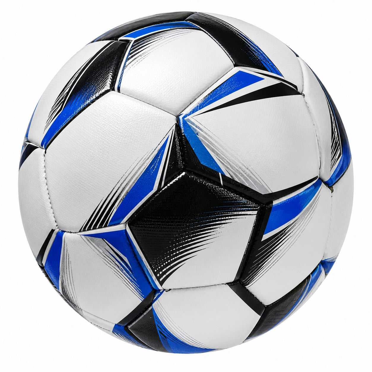 Pallone da Calcio Bianco/Nero/Blu per Partite e Allenamenti